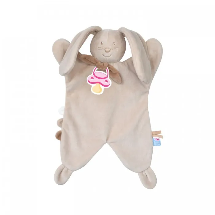 DOUMOU-TETINOU-XL-LAPIN-VELOURS-DOUX-BEIGE Garantie Incluse DOUMOU TETINOU XL LAPIN VELOURS DOUX BEIGE