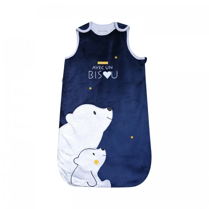 GIGOTEUSE-06M-ELIAM-VELOURS-DOUX-SANS-MANCHES-OUVERURE-INTEGRALE GIGOTEUSE 0/6M ELIAM VELOURS DOUX SANS MANCHES OUVERURE INTEGRALE Vente Directe