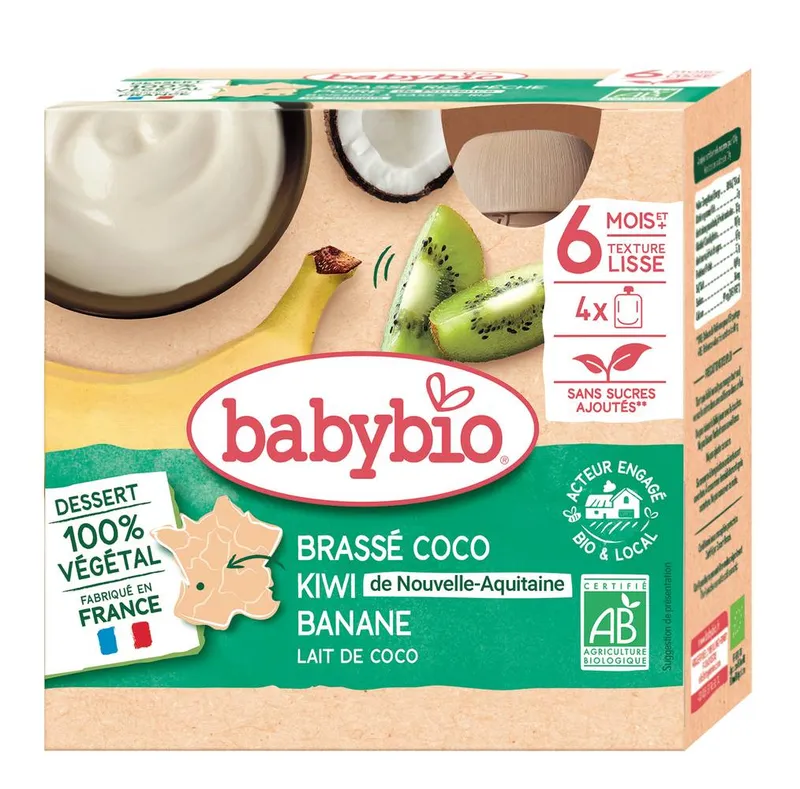 Babybio---Brassé-coco-kiwi-de-nouvelle-aquitaine-banane-340g Babybio - Brassé coco kiwi de nouvelle aquitaine banane (340g) Nouveauté