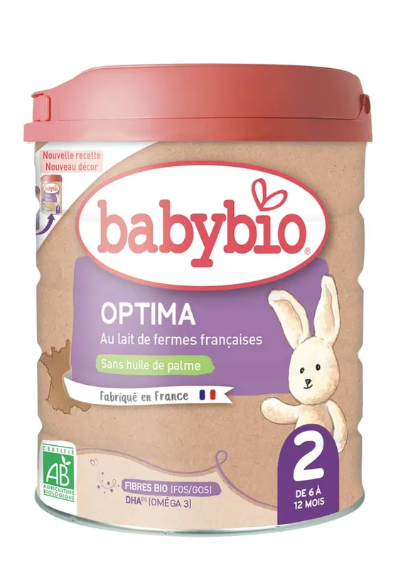 Acheter En Ligne Babybio - Lait bébé en poudre 2ème âge 6 à 12 mois (800g)