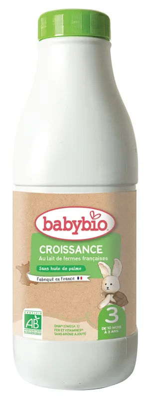 Babybio---Lait-liquide-croissance-bio-des-10-mois-à-3-ans-1L Top Vente Babybio - Lait liquide croissance bio des 10 mois à 3 ans (1L)