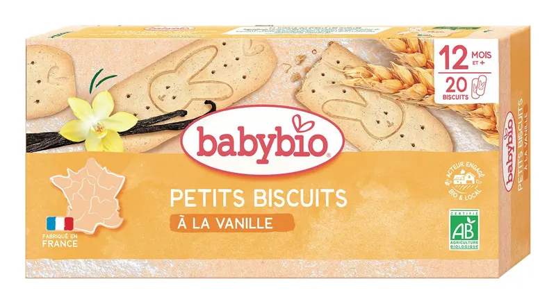 Babybio---Petits-biscuits-à-la-vanille-bio-adapté-aux-enfants-12-mois-et-+-160g Babybio - Petits biscuits à la vanille bio adapté aux enfants 12 mois et + (160g) Jusqu’à Épuisement Des Stocks