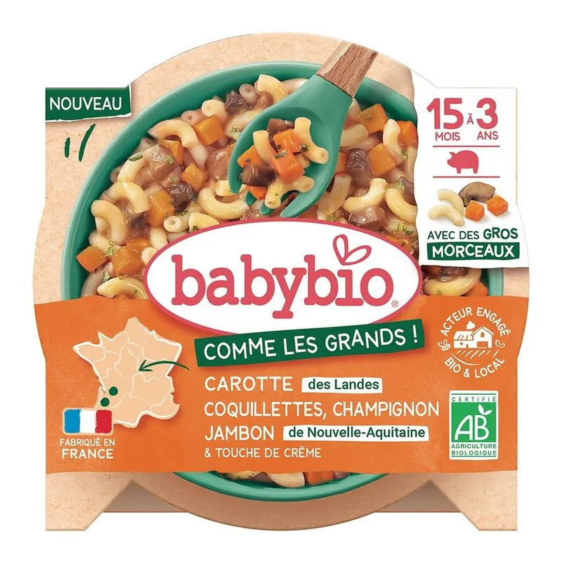 Babybio---Plat-cuisiné-pour-bébé-de-15-mois-à-3-ans-200g Nouvel Arrivage Babybio - Plat cuisiné pour bébé de 15 mois à 3 ans (200g)