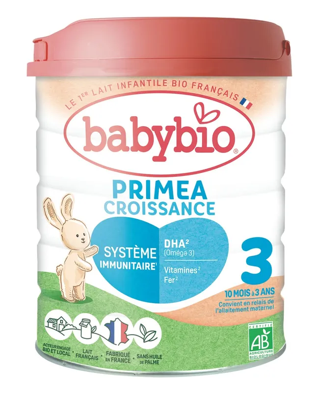 Babybio---Primea-croissance-3-de-10-mois-à-3-ans-800g Must-Have Babybio - Primea croissance 3, de 10 mois à 3 ans (800g)