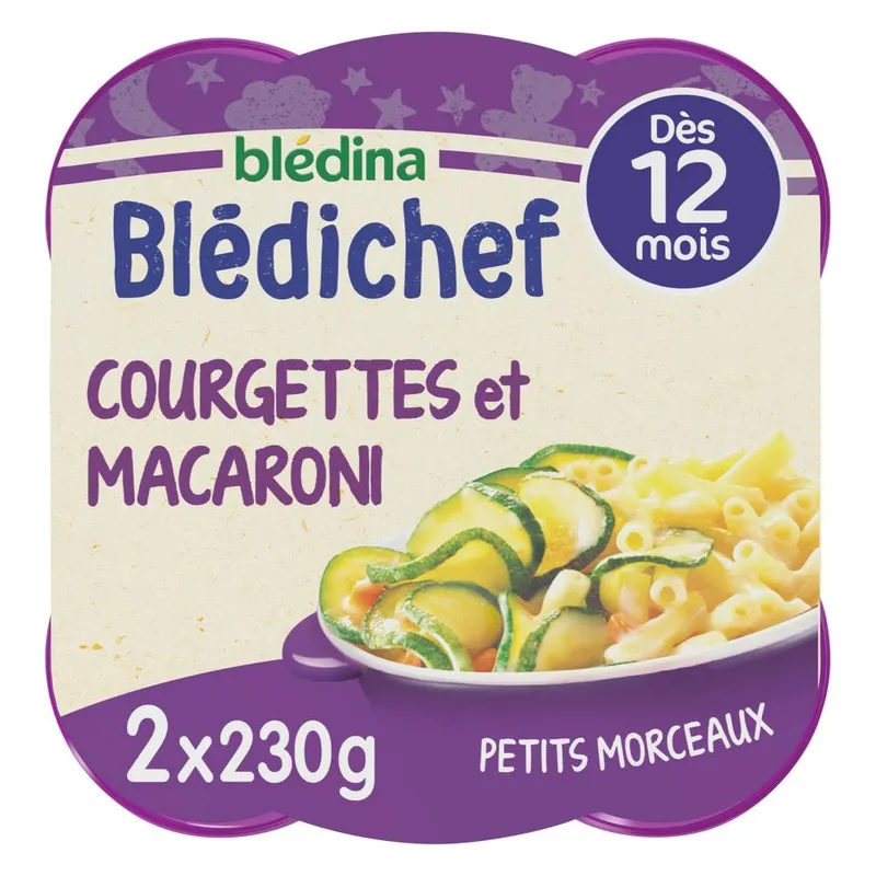 Blédina---Blédichef-courgettes-macaronis-soir-bébé-dès-12-mois-2 Top Qualité Blédina - Blédichef courgettes macaronis soir bébé dès 12 mois (2)
