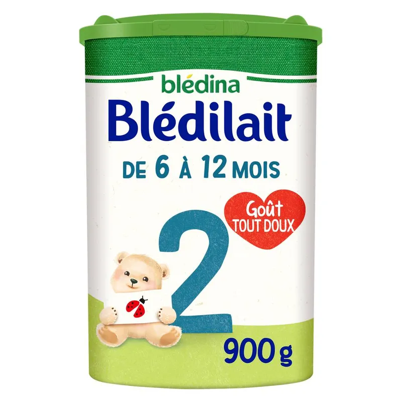 Blédina---Blédilait-lait-en-poudre-pour-bébé-6-à-12-mois-900g Dernier Modèle Blédina - Blédilait lait en poudre pour bébé 6 à 12 mois (900g)