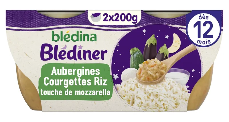 Blédina---Blédiner-bols-mouliné-daubergines-courgettes-et-riz-touche-de-mozzarella-dès-12-mois-2 Blédina - Blédiner bols mouliné d'aubergines courgettes et riz touche de mozzarella dès 12 mois (2) Super Prix