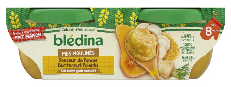 Blédina---Bols-douceur-de-panais-butternut-polenta-dès-8-mois-400g Meilleure Qualité Blédina - Bols douceur de panais butternut polenta dès 8 mois (400g)