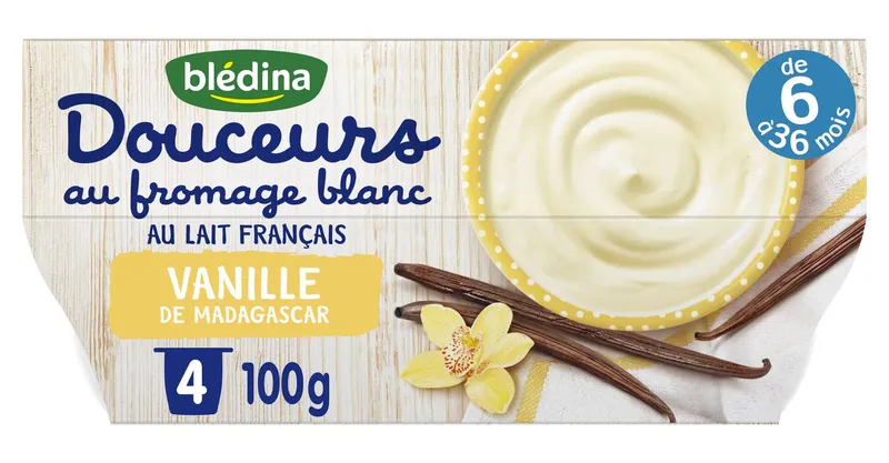 Blédina---Douceurs-au-fromage-blanc-vanille-de-madagascar-dès-6-mois-400g Expédition Rapide Blédina - Douceurs au fromage blanc vanille de madagascar dès 6 mois (400g)