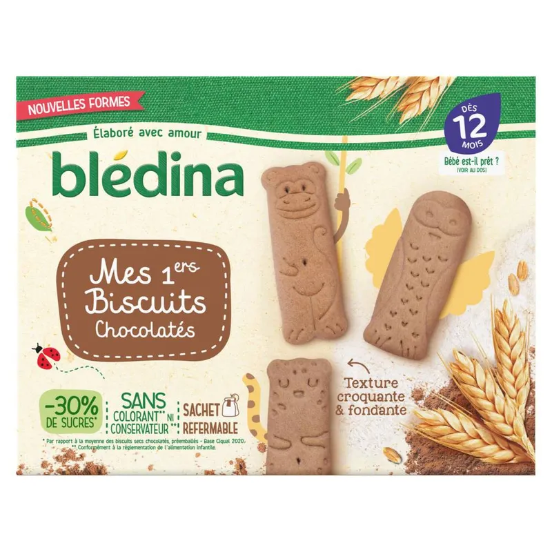 Blédina---Mes-1ers-biscuits-dès-12-mois-chocolaté-150g Blédina - Mes 1ers biscuits dès 12 mois, chocolaté, (150g) Bon Plan