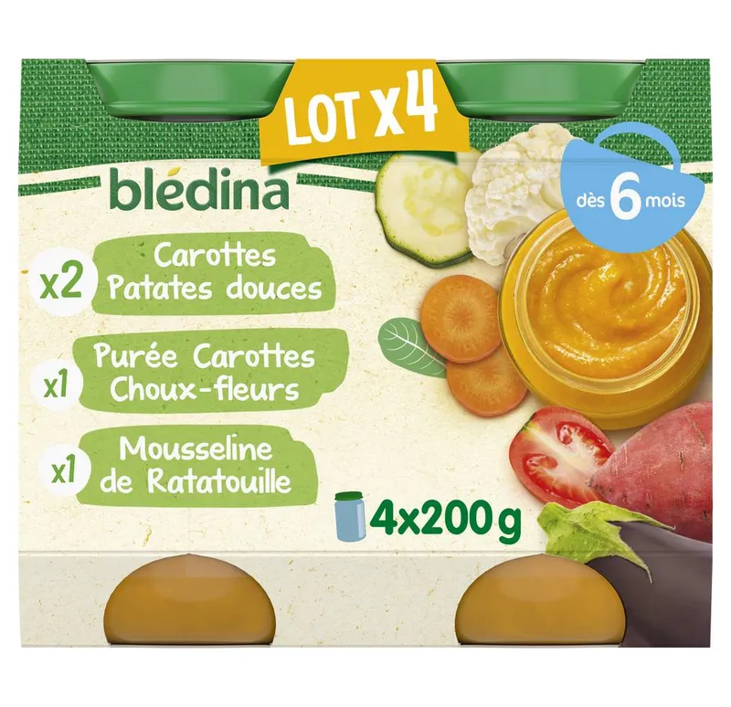 Blédina---Petits-pots-3-variétés-de-légumes-assortiment-dès-6-mois-800g Blédina - Petits pots 3 variétés de légumes assortiment dès 6 mois (800g) Haute Qualité