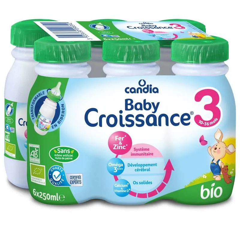 Candia-Baby---Lait-de-croissance-pour-bébé-bio-3ème-âge-10-36-mois-6 Expédié Aujourd’hui Candia Baby - Lait de croissance pour bébé bio 3ème âge 10-36 mois (6)