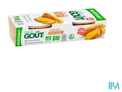 Good-Goût---Patate-douce-bio-dès-4-mois-2-x-120g Prix Promo Good Goût - Patate douce bio dès 4 mois (2 x 120g)