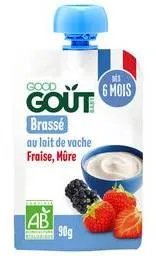 Good-Goût---Yaourt-brassé-au-lait-de-vache-fraise-et-mûre-dès-6-mois-90g Good Goût - Yaourt brassé au lait de vache fraise et mûre dès 6 mois (90g) Paiement Sécurisé