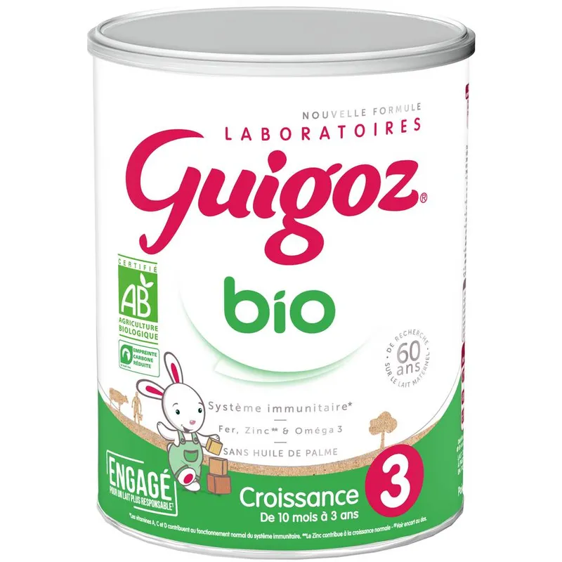 Guigoz---Lait-bébé-en-poudre-bio-800g Réduction Guigoz - Lait bébé en poudre bio (800g)