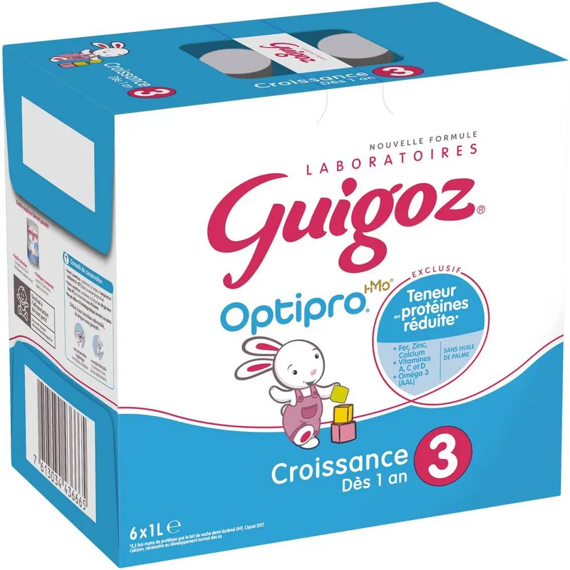 Guigoz---Optipro-lait-de-croissance-liquide-dès-1-an-à-3-ans-6 Guigoz - Optipro lait de croissance liquide dès 1 an à 3 ans (6) Bon Marché