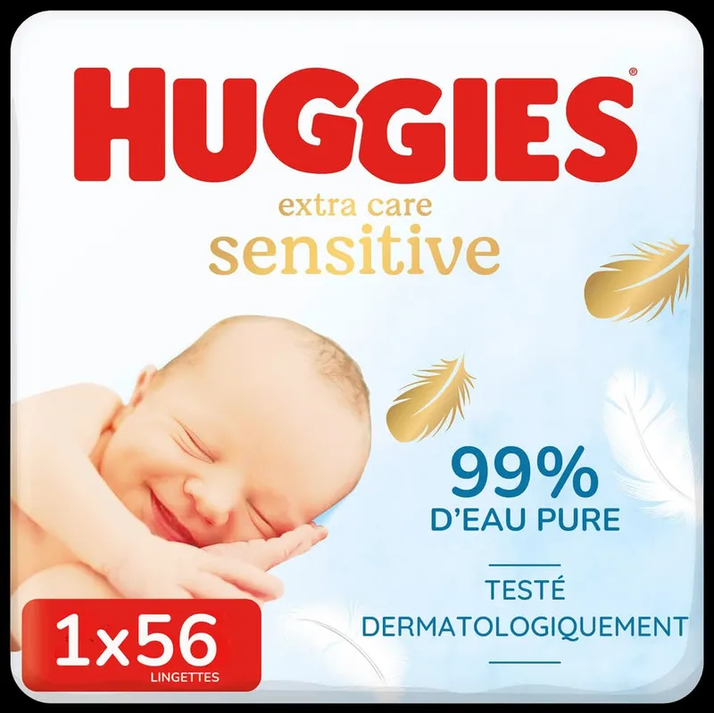 Huggies---Lingettes-bébé-sans-parfum-99%25-deau-419g Huggies - Lingettes bébé sans parfum 99% d'eau (419g) Meilleur Choix