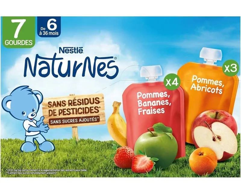 NaturNes---Compotes-multi-fruits-de-6-à-36-mois-pomme---banane---fraise---abricot-7 Meilleur Prix NaturNes - Compotes multi-fruits de 6 à 36 mois, pomme - banane - fraise - abricot (7)