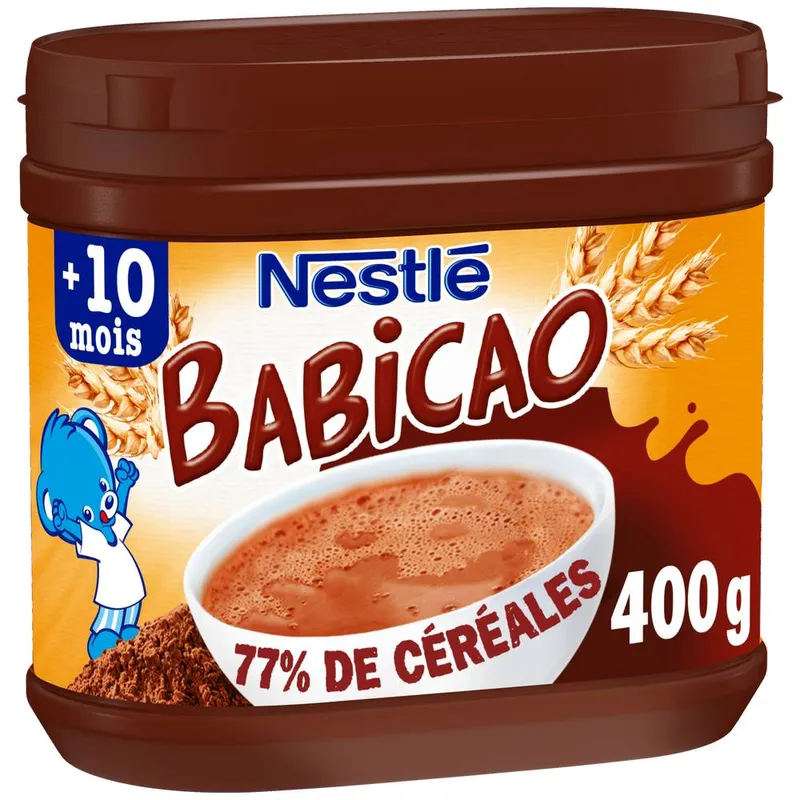 Nestlé---Babicao-céréales-au-cacao-en-poudre-dès-10-mois-400g Meilleure Qualité Nestlé - Babicao céréales au cacao en poudre dès 10 mois (400g)