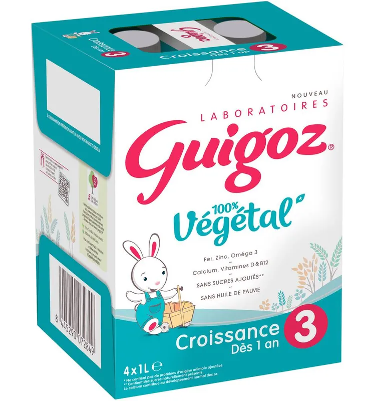 Nestlé---Guigoz-végétale-liquide-pour-enfants-croissance-des-1-ans-4L Nestlé - Guigoz végétale liquide pour enfants croissance des 1 ans (4L) Acheter En Ligne