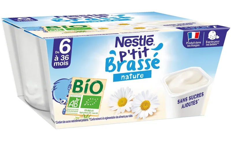 Nestlé---Ptit-brasse-bio-nature-dès-6-mois-360g Nestlé - P'tit brasse bio nature dès 6 mois (360g) Affaire À Saisir