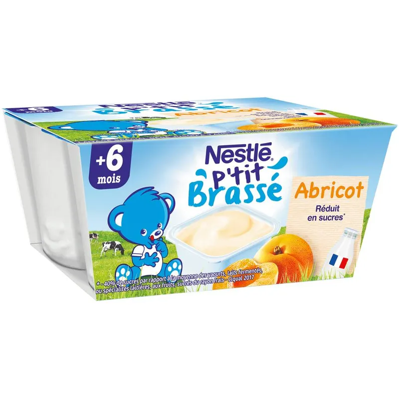 Nestlé---Ptit-brassé-aliment-pour-bébés-dès-6-mois-abricot-4 Nestlé - Ptit brassé aliment pour bébés dès 6 mois, abricot, (4) Promotion