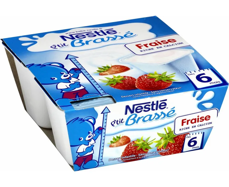 Nestlé---Ptit-brassé-fraise-riche-en-calcium-dès-6-mois-400g Nestlé - P'tit brassé fraise riche en calcium dès 6 mois (400g) Vente Flash