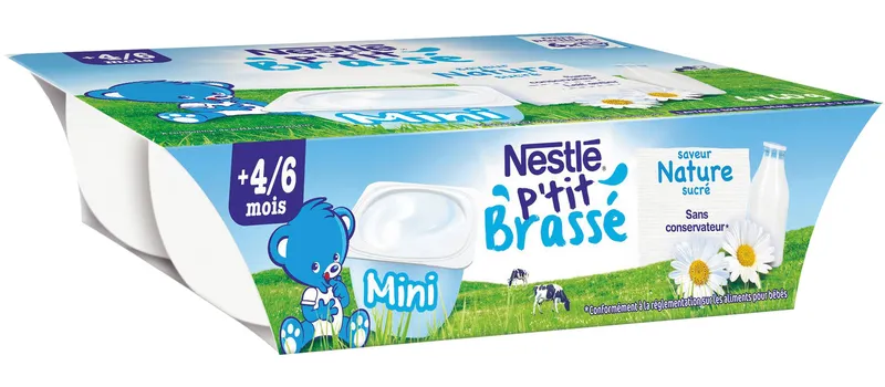 Nestlé---Ptit-brassé-mini-dessert-lacté-pour-bébés-saveur-nature-sucré-dès-46-mois-nature-360g Nestlé - P'tit brassé mini dessert lacté pour bébés saveur nature sucré dès 4/6 mois, nature (360g) Promotion Saisonnière