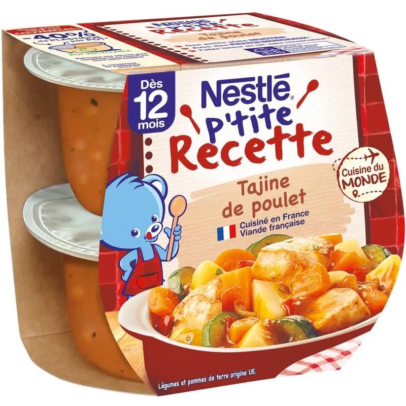 Nestlé---Ptite-recette-tajine-de-poulet-dès-12-mois-400g Nestlé - P'tite recette tajine de poulet dès 12 mois (400g) Marque