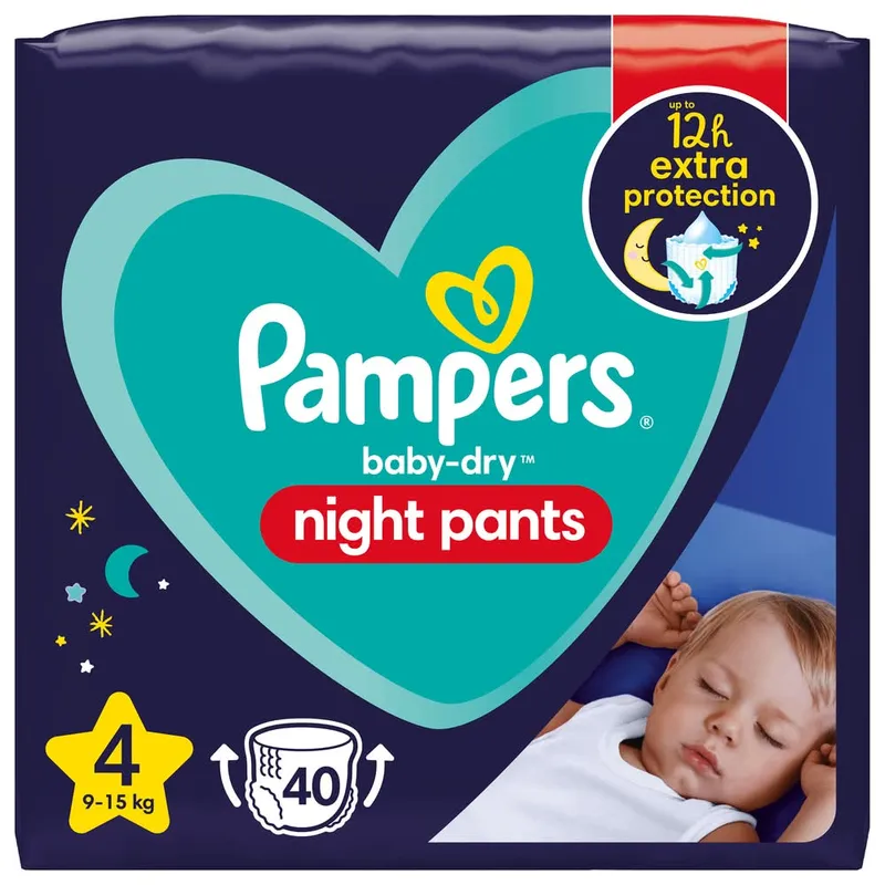 Pampers---Baby-dry-night-pants-couches-culottes-pour-la-nuit-taille4-108kg Must-Have Pampers - Baby dry night pants couches culottes pour la nuit taille4 (1,08kg)