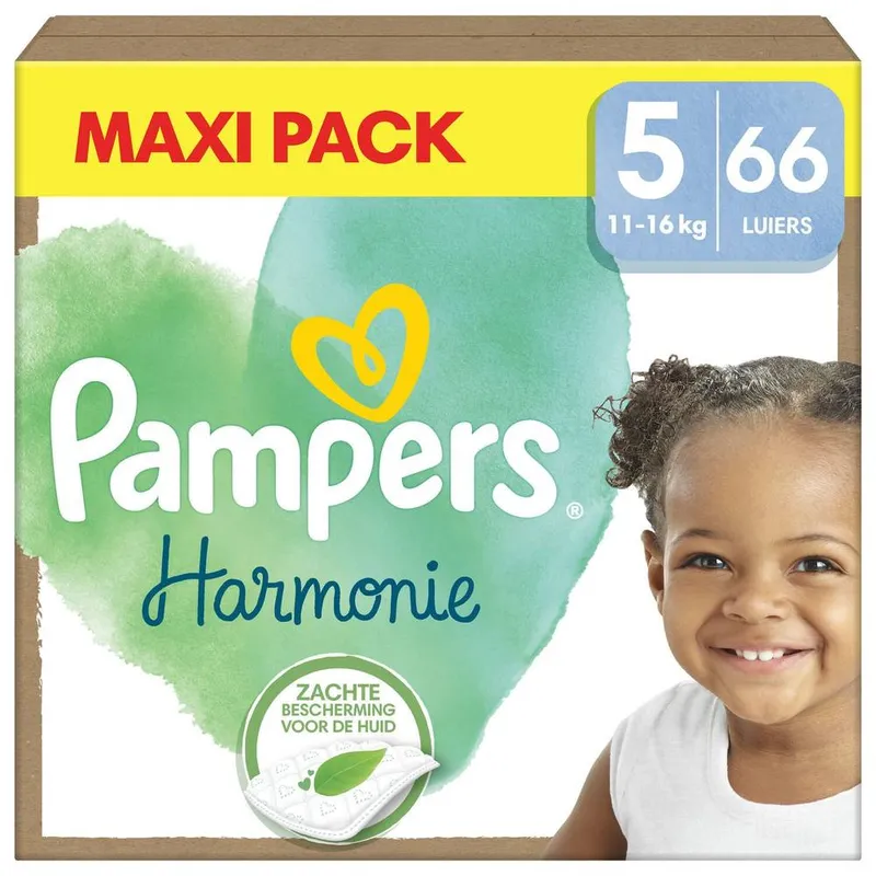 Pampers---Couches-bébé-harmonie-11---16-kg-Taille-5-66 Paiement Sécurisé Pampers - Couches bébé harmonie 11 - 16 kg, Taille 5 (66)