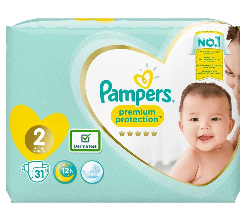 Pampers---Couches-premium-protection-T2-31 Pampers - Couches premium protection, T2 (31) Nouvelle Collection