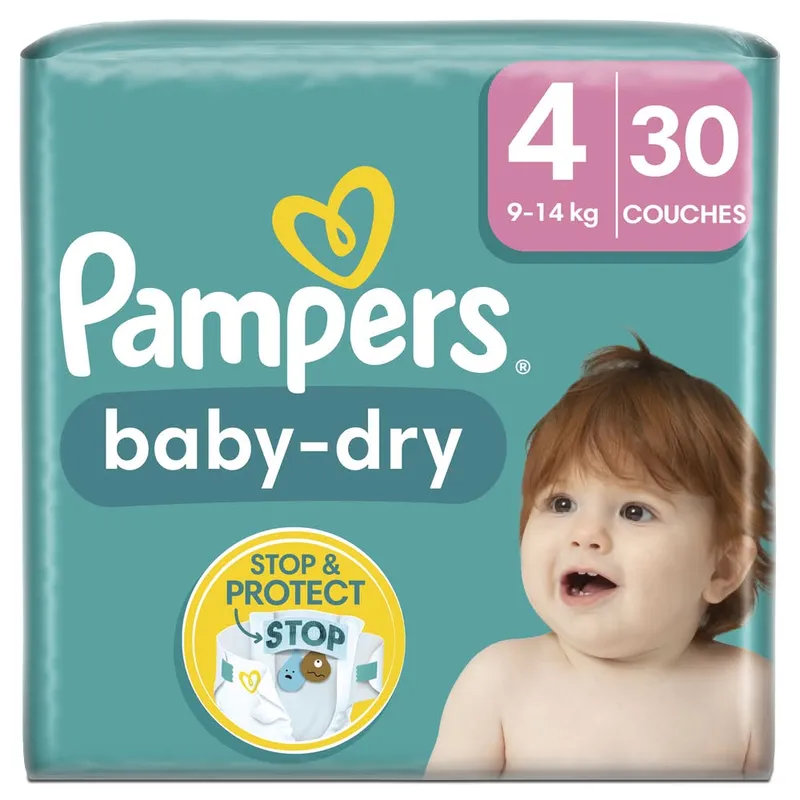 Pampers---Couches-sèches-pour-bébé-T4-30 Acheter En Ligne Pampers - Couches sèches pour bébé, T4 (30)