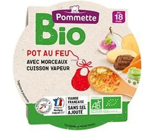 Pommette---Pot-au-feu-avec-morceaux-cuisson-vapeur-bio-dès-18-mois-260g Acheter Direct Pommette - Pot au feu avec morceaux cuisson vapeur bio dès 18 mois (260g)