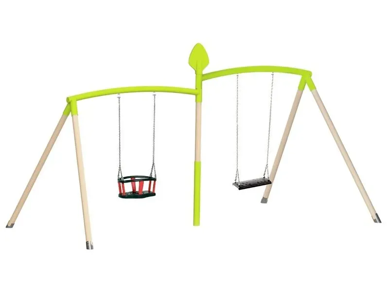 STRUCTURE-DE-JEUX-GAYA-Balançoire-double Expédition Rapide STRUCTURE DE JEUX GAYA Balançoire double